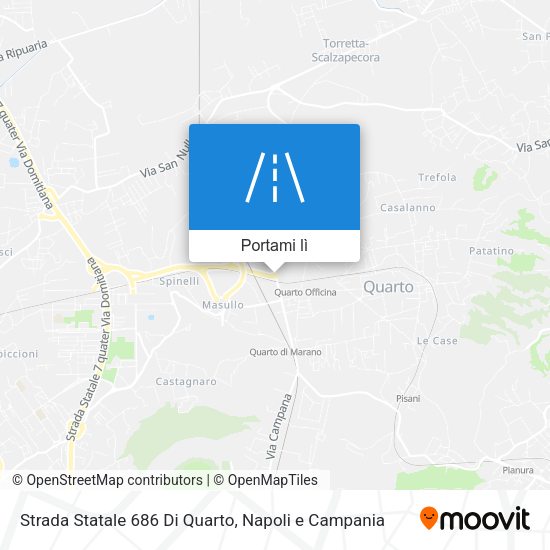 Mappa Strada Statale 686 Di Quarto