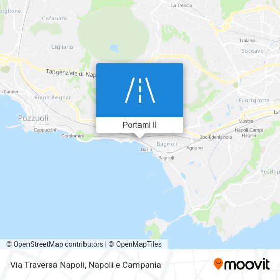 Mappa Via Traversa Napoli