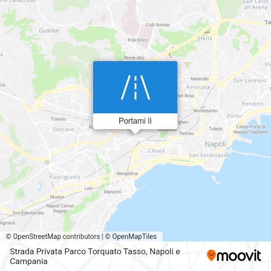 Mappa Strada Privata Parco Torquato Tasso