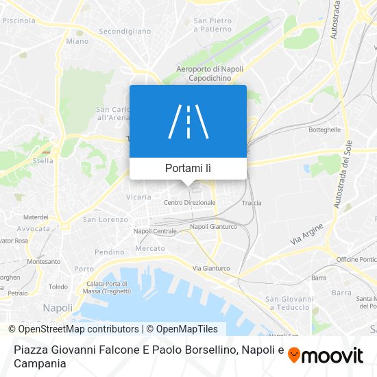 Mappa Piazza Giovanni Falcone E Paolo Borsellino