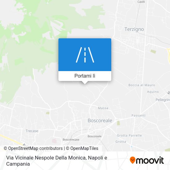Mappa Via Vicinale Nespole Della Monica