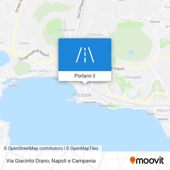 Mappa Via Giacinto Diano