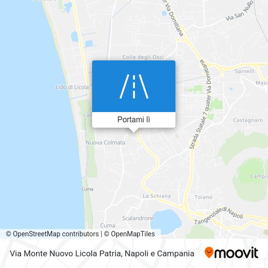 Mappa Via Monte Nuovo Licola Patria