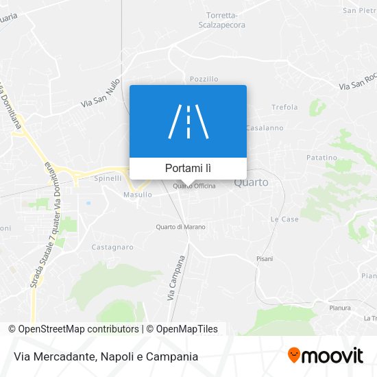 Mappa Via Mercadante
