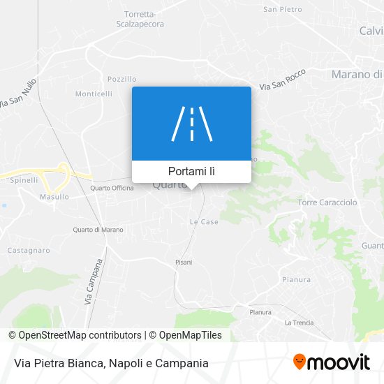 Mappa Via Pietra Bianca