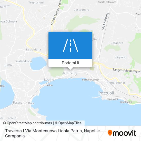 Mappa Traversa I Via Montenuovo Licola Patria