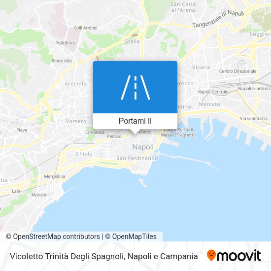 Mappa Vicoletto Trinità Degli Spagnoli