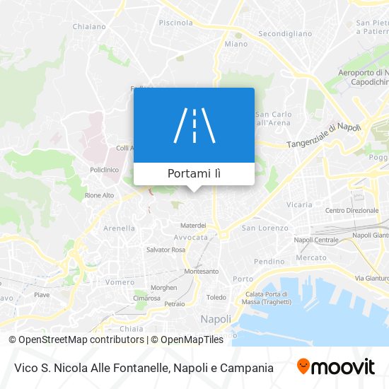 Mappa Vico S. Nicola Alle Fontanelle