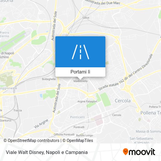 Mappa Viale Walt Disney