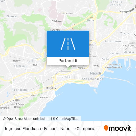 Mappa Ingresso Floridiana - Falcone