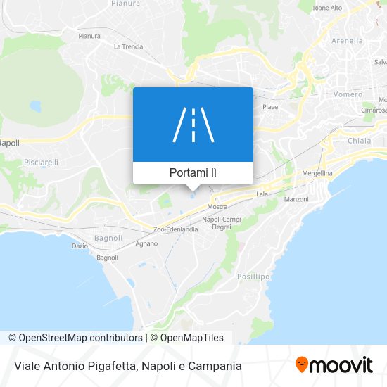 Mappa Viale Antonio Pigafetta
