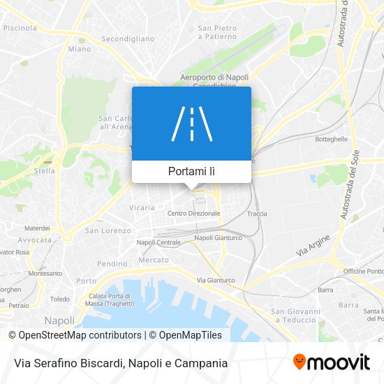 Mappa Via Serafino Biscardi