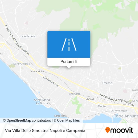 Mappa Via Villa Delle Ginestre