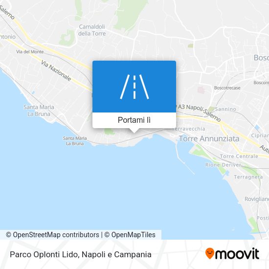 Mappa Parco Oplonti Lido