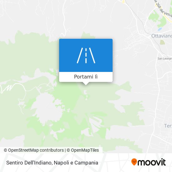 Mappa Sentiro Dell'Indiano