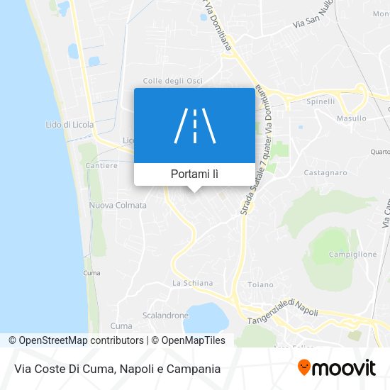Mappa Via Coste Di Cuma