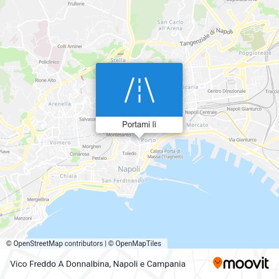 Mappa Vico Freddo A Donnalbina