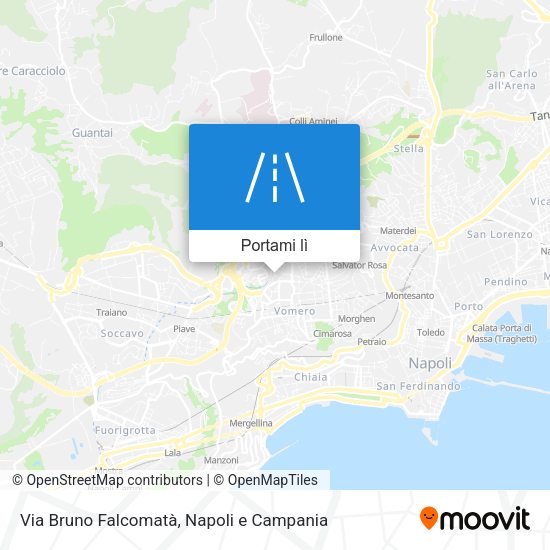 Mappa Via Bruno Falcomatà