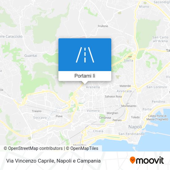 Mappa Via Vincenzo Caprile