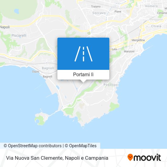 Mappa Via Nuova San Clemente
