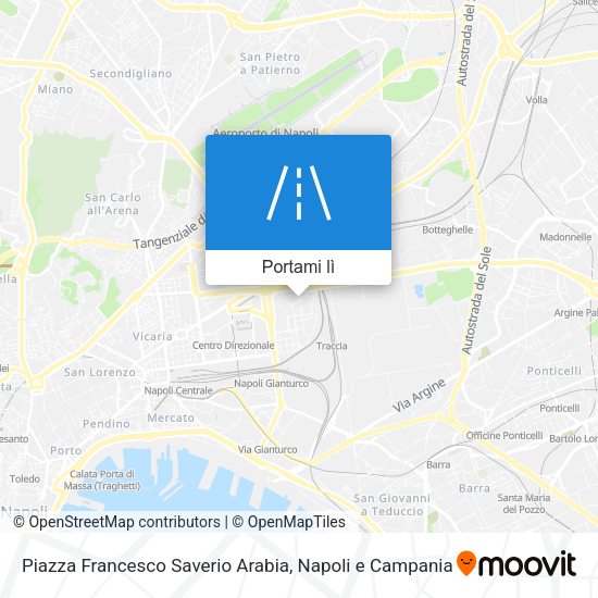 Mappa Piazza Francesco Saverio Arabia