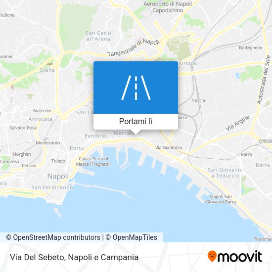 Mappa Via Del Sebeto