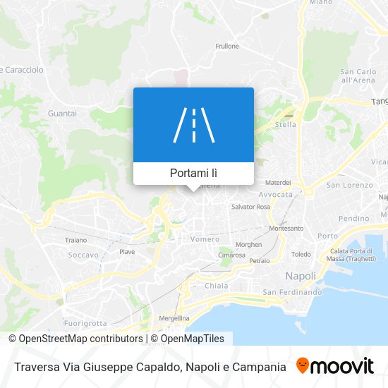 Mappa Traversa Via Giuseppe Capaldo