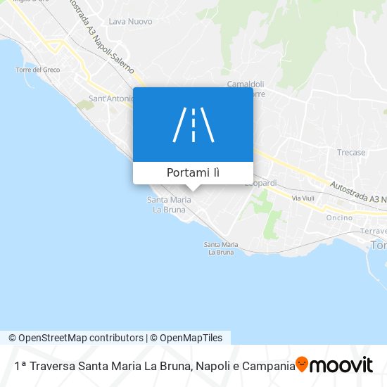 Mappa 1ª Traversa Santa Maria La Bruna