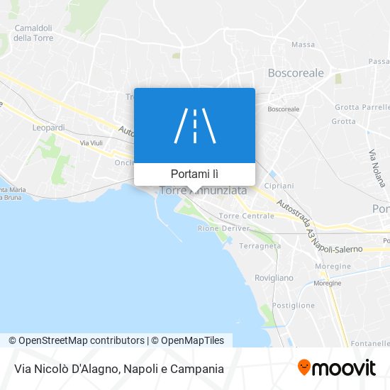 Mappa Via Nicolò D'Alagno