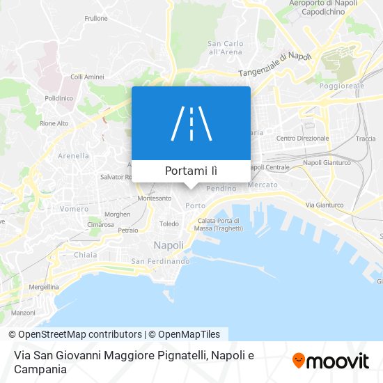 Mappa Via San Giovanni Maggiore Pignatelli
