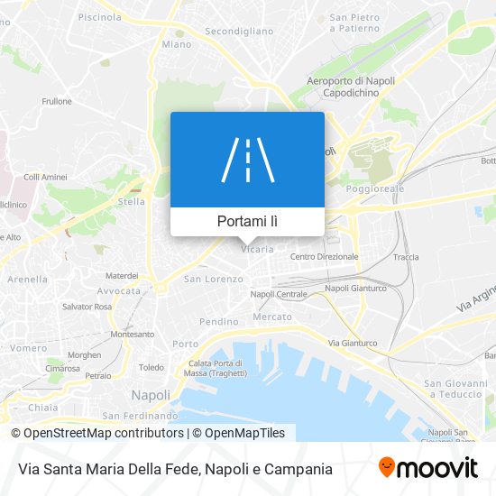 Mappa Via Santa Maria Della Fede
