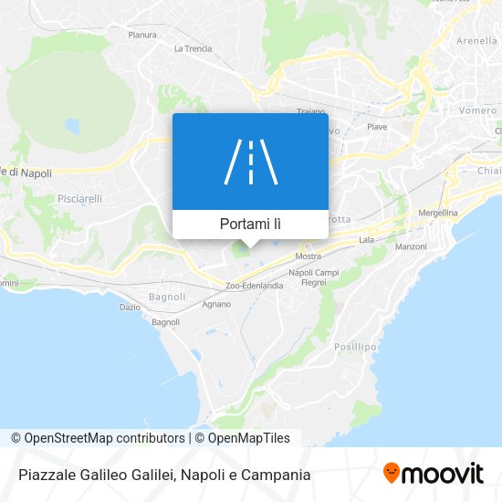 Mappa Piazzale Galileo Galilei