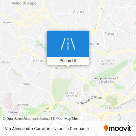 Mappa Via Alessandro Carratore