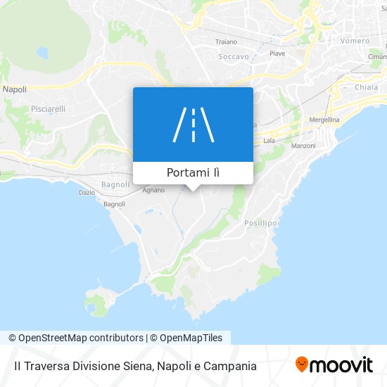 Mappa II Traversa Divisione Siena