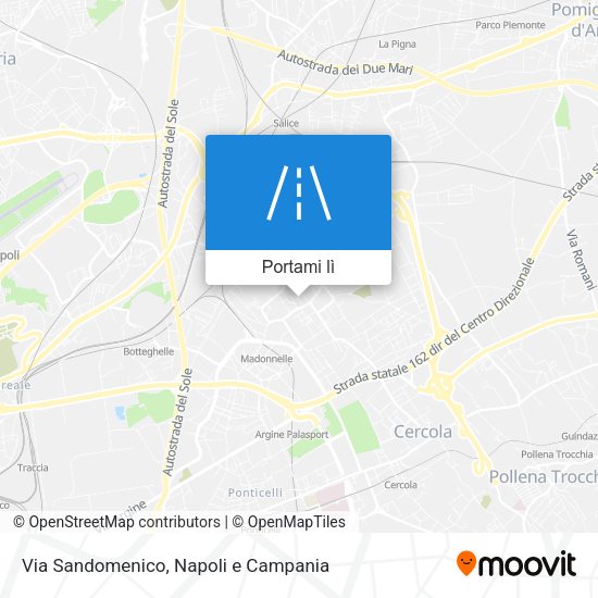 Mappa Via Sandomenico