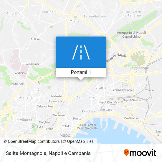 Mappa Salita Montagnola