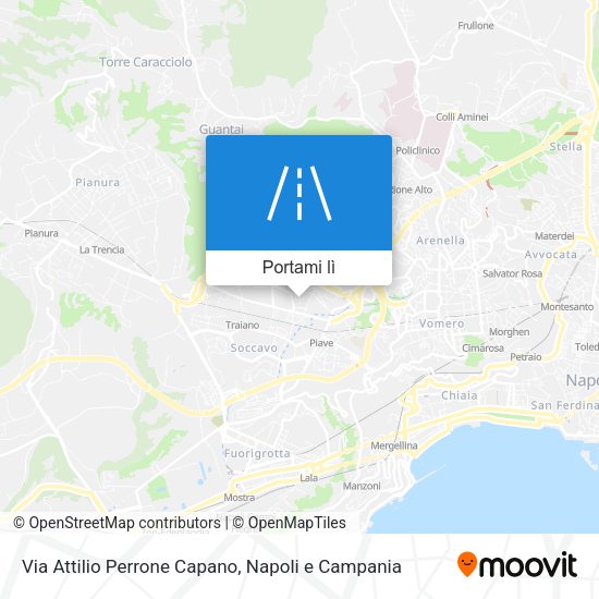 Mappa Via Attilio Perrone Capano
