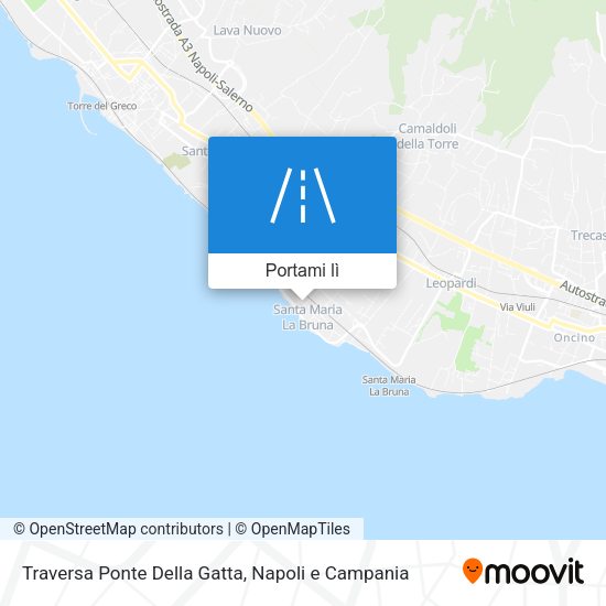Mappa Traversa Ponte Della Gatta