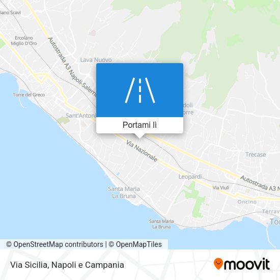 Mappa Via Sicilia