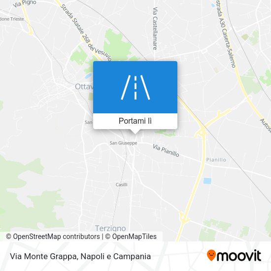 Mappa Via Monte Grappa