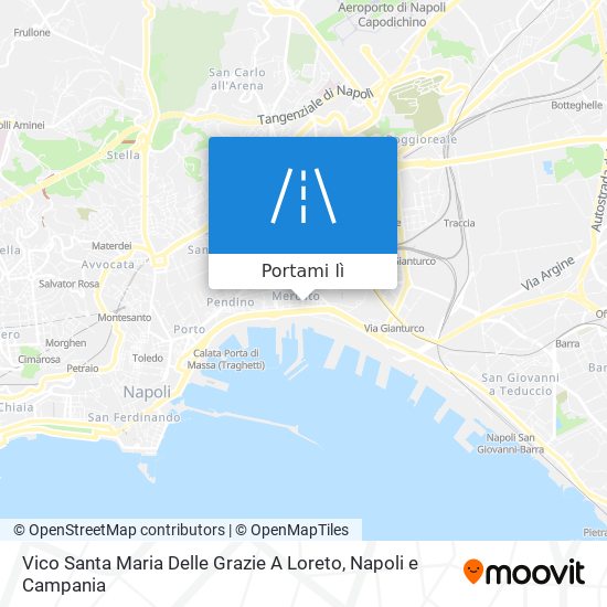 Mappa Vico Santa Maria Delle Grazie A Loreto