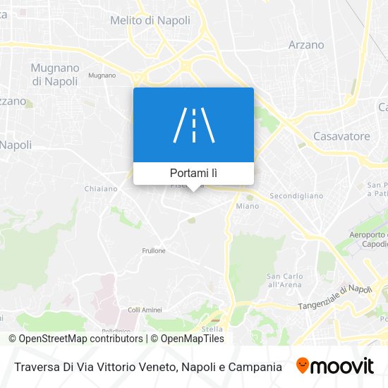 Mappa Traversa Di Via Vittorio Veneto