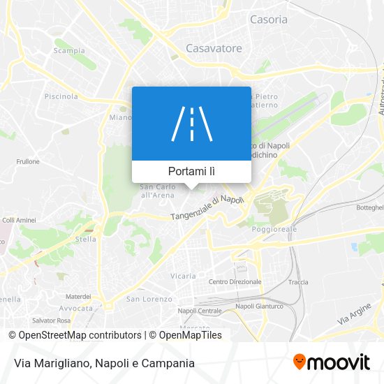 Mappa Via Marigliano