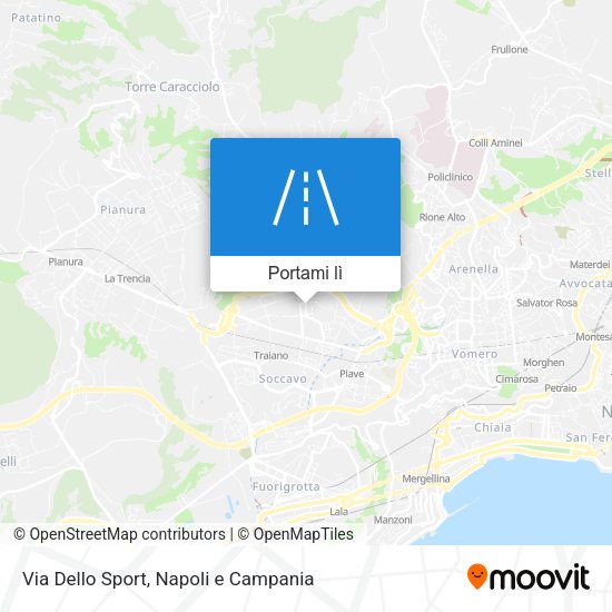 Mappa Via Dello Sport