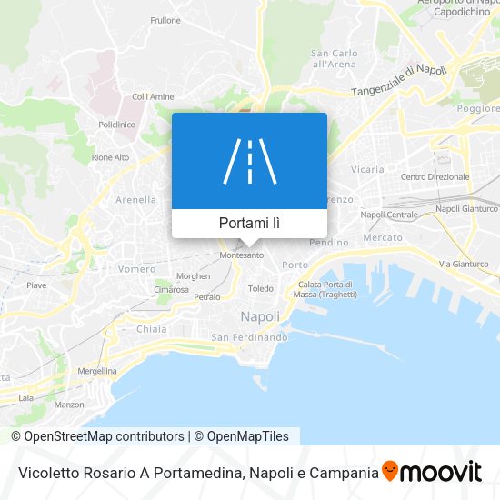 Mappa Vicoletto Rosario A Portamedina