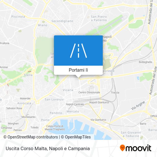 Mappa Uscita Corso Malta