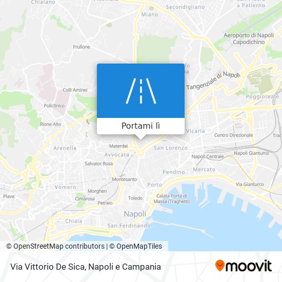 Mappa Via Vittorio De Sica