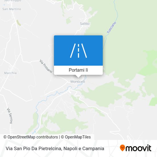 Mappa Via San Pio Da Pietrelcina