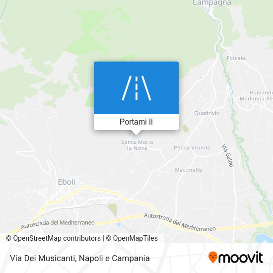 Mappa Via Dei Musicanti
