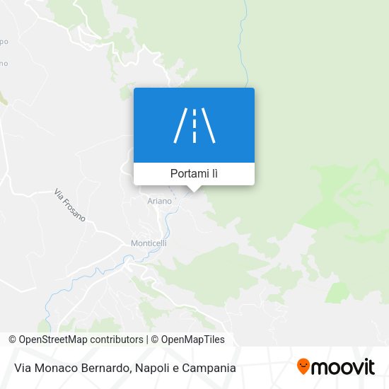 Mappa Via Monaco Bernardo